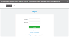 Desktop Screenshot of myaccount.creation.co.uk